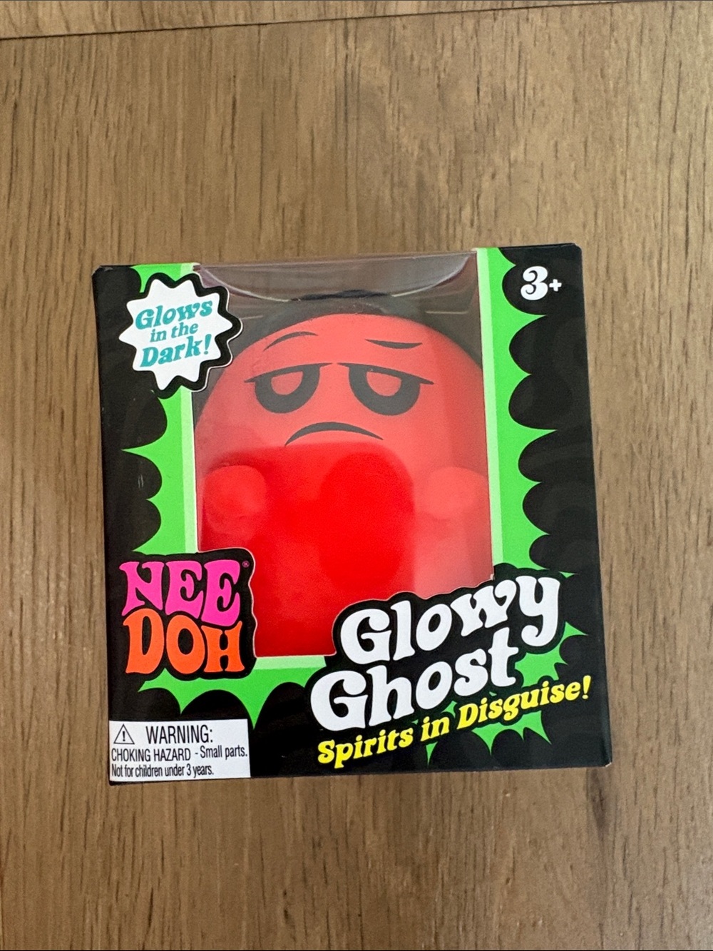 NeeDoh Glowy Ghost Squeeze squishy, BNWT. Colour Varys after first order.